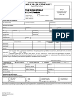 Admission Form