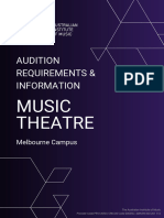 AIM Melbourne Music Theatre Audition Information 2023