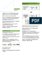 FMar Financial Markets Formulas Rob Notes