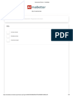 Assessment Review Competency Test SQL Fundamentals - AlmaBetter