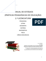 Manual de Estágios 1. Licenciatura 22.2