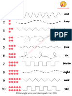 Math Activity Pack For Preschool Tracing Worksheets