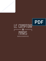 Cartes Menu Maris - Mars 2023