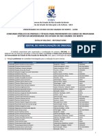 Homologaçao Das Inscrições