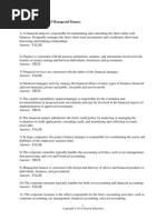 Chapter 1 The Role of Managerial Finance