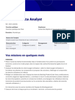 Business Data Analyst Choisir Le Service Public