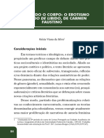 Poetizando o Corpo: o Erotismo em Estado de Libido, de Carmen Faustino.