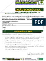 Avaliação Diagnóstica - Matemática 5º Ano 2022 - Enviada para Gráfica - 430