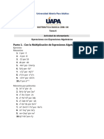 TAREA 6 MAT-BAS Expresiones Algebraicas