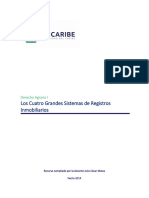 Unidad 2. Recurso 1. Los Cuatro Grandes Sistemas de Registros Inmobiliarios