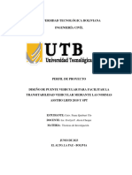 Perfil de Proyecto - Quisbert Ulo Franz - Tecnicas de Investigacion