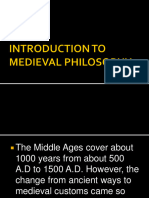 3 Introduction To Medieval Philosophy