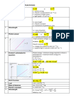 PHYSICS F5 Chap 7 Quantum Physics Formula