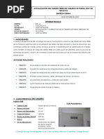 Inf Correctivo de Tableros Del TE008 Empresa IDEMIA