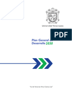 UV Plan General de Desarrollo 2030