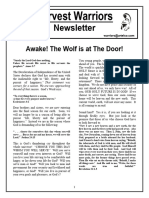 Awake Wolf Door