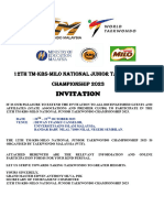 12th National Junior - Invitation Form