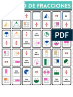 Juego Domino de Fracciones