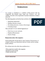 HCI Unit-2 - Notes