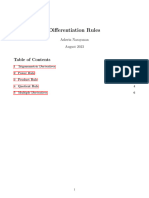 Differentiation Rules