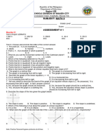 Math 8 ASSESSMENT Quarter 2