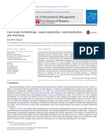 Case Study Methodology - Causal Explanation, Contextualization, and Theorizing