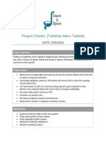 Google Project Charter Template