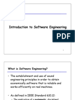 Introduction To Software Engineering