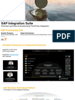 SAP Community Call Presentation For SAP Integration Suite Overview and How Its Accelerating Third Party Integrations