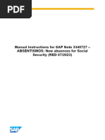 Manual Instructions For SAP Note 3340727