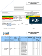 Risk / Impact Assessment Control Sheet: Matrix