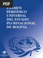 Examen Periódico Universal Del Estado Plurinacional de Bolivia (2010)