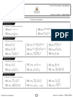 Calcul de Limites + Correction