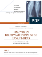 2 Fractures Diaphysaires Des Os de L'avant-Bras 2020