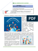 Chapter 6 - Intercultural Communication