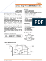 3A, 24V Asynchronous Step Down DC/DC Converter: Description Features