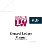 General Ledger Manual: Draft Peoplesoft Version 8.9 January 17, 2007