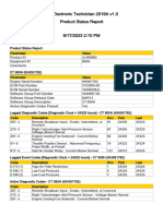 Cat Electronic Technician 2019A v1.0 Product Status Report