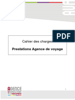 Cahier Des Charges. Prestations Agence de Voyage