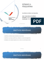 ESTAGIO II - PSIQUIATRIA - Layout de Apresentação Do Relatório