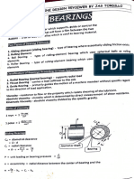 Bearing From Machine Design Reviewer by Jas Tordillo