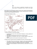 Agro Ecological Regions Note