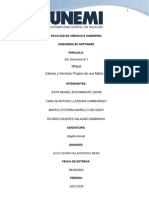 Investigacion-Ensayo Sobre Los Valores y Vectores Propios de Una Matris GRUPO 5