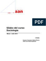 Sociologia (Silabo 2019-1)