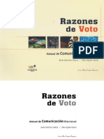 Razones de Voto - Por Javier Sanchez-Galicia y Elias Aguilar Garcia