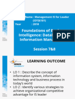 MIS For Leader 2018 - Session 7&8