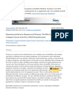 Pneumonia and Invasive Pneumococcal Diseases - The Role of Pneumococcal Conjugate Vaccine in The Era of Multi-Drug Resistance - PMC