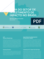 Mapa Do Setor de Investimento de Impacto No Brasil