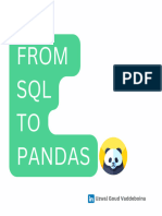 From SQL To Pandas