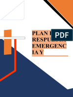 Plan de Respuesta Emergencia y Contingencia